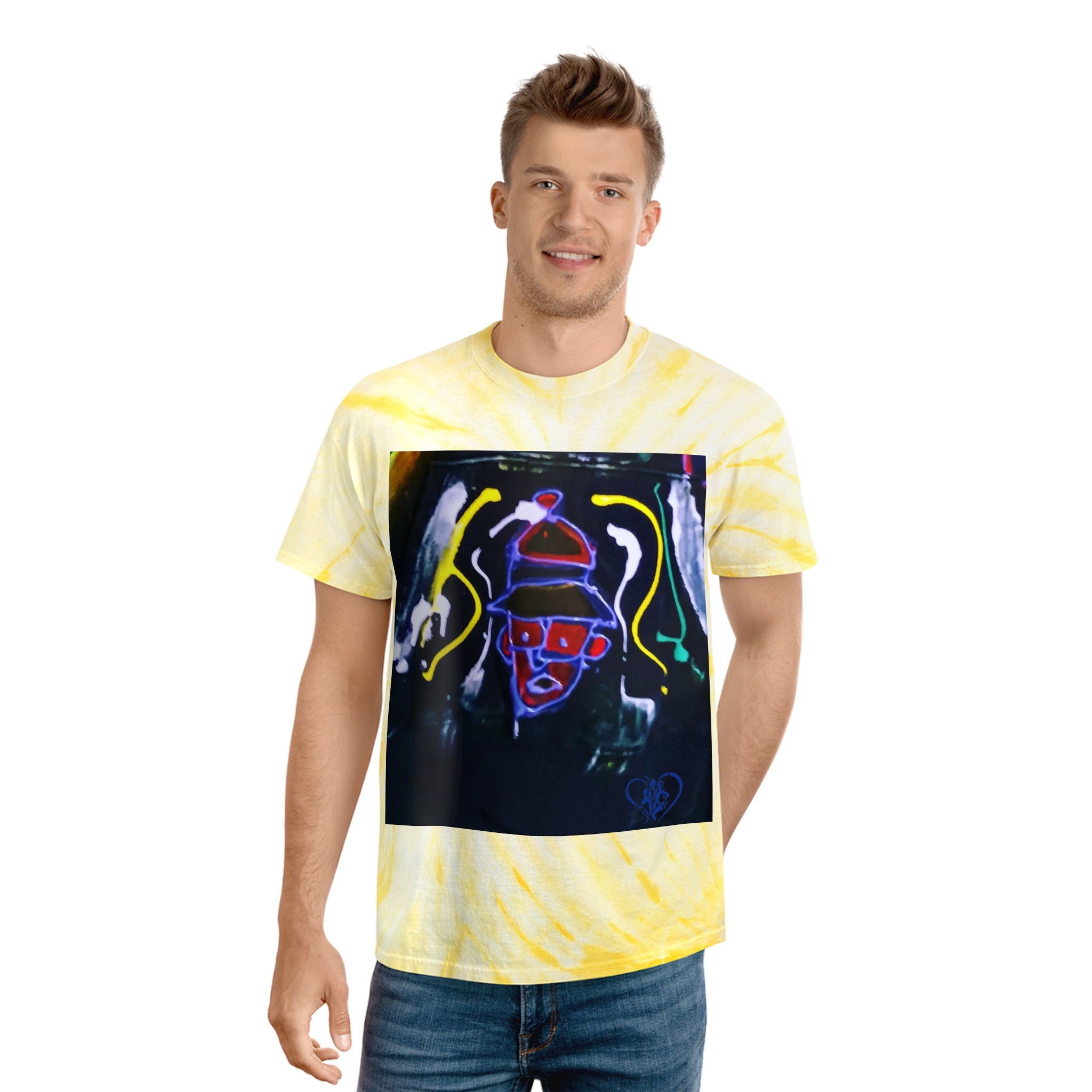 Tie-Dye HIP HOP ART Tee, Cyclone