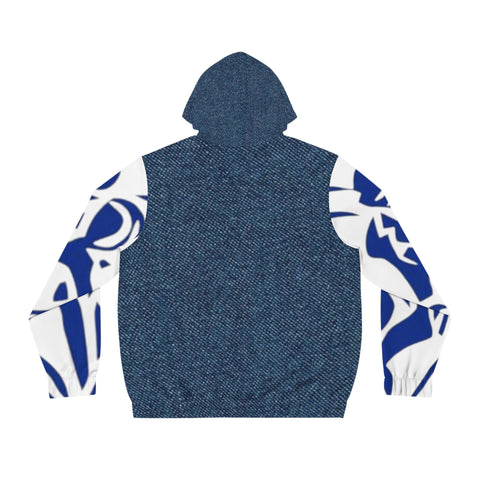 Men's Full-Zip HIP HOP ART Hoodie (AOP)