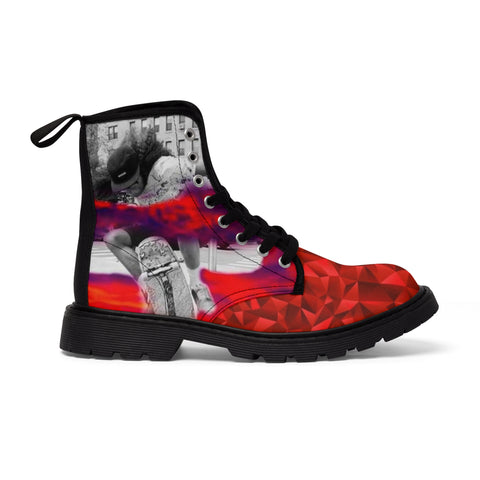 Men's Canvas HIP HOP ART  Boots