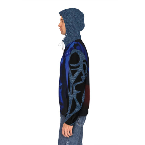 Men's Full-Zip  HIP HOP ART Hoodie (AOP)