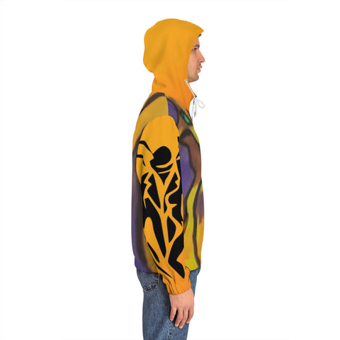 Men's Full-Zip HIP HOP ART Hoodie (AOP)