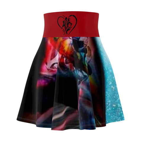 Women's  HIP HOP ART Skater Skirt (AOP)