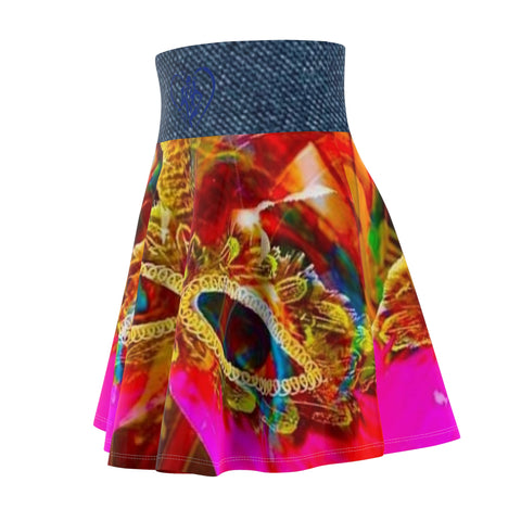 Women's HIP HOP ART Skater Skirt (AOP)