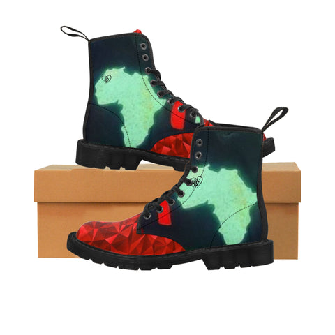 Men's Canvas HIP HOP ART  Boots