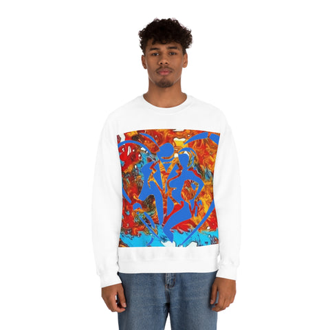 Unisex Heavy Blend™  HIP HOP ART Crewneck Sweatshirt