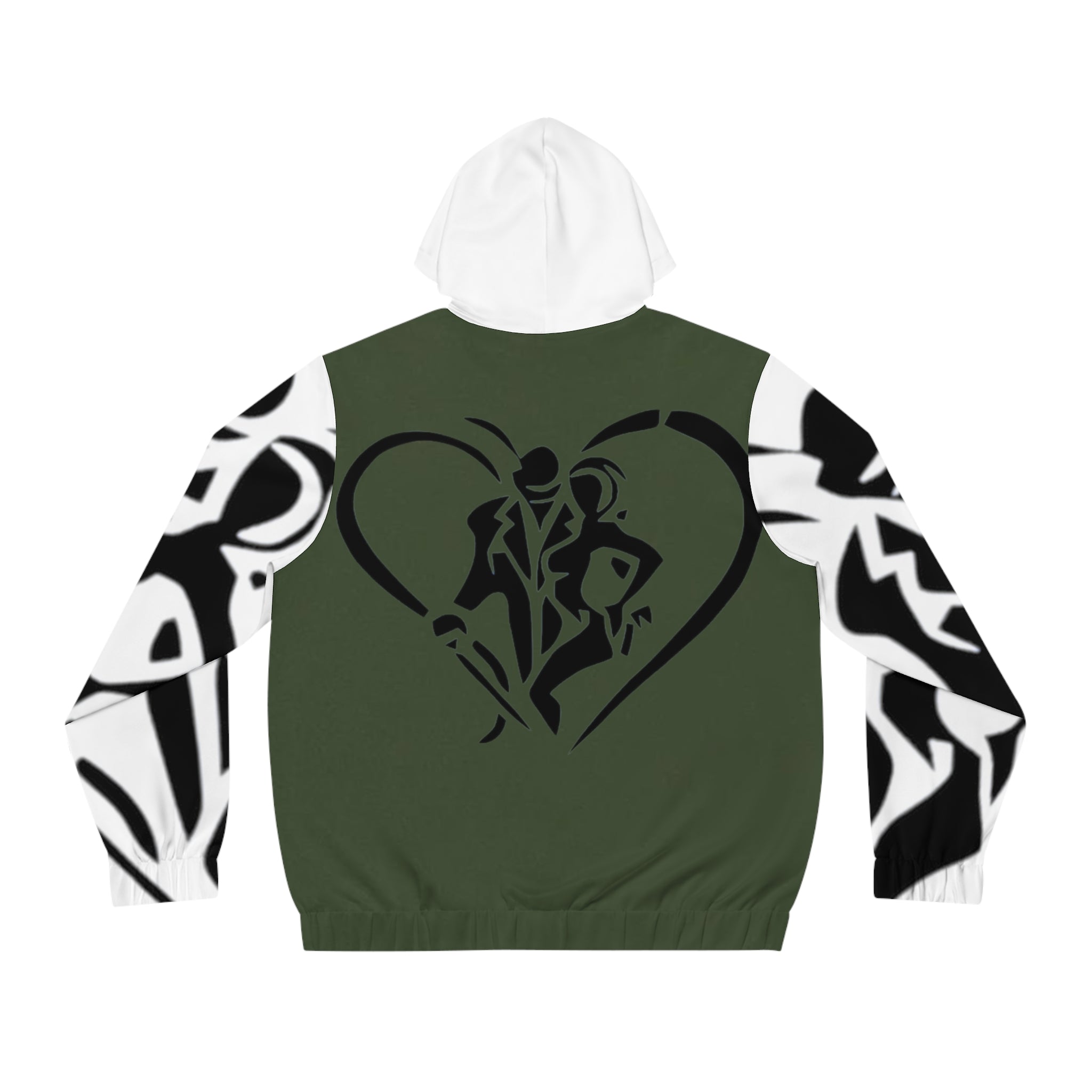 Men's Full-Zip HIP HOP ART Hoodie (AOP)