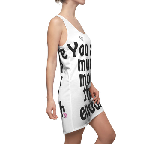 Women's Cut & Sew  HIP HOP ART Racerback Dress (AOP)