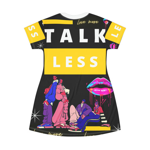 HIP HOP ART T-Shirt Dress (AOP)