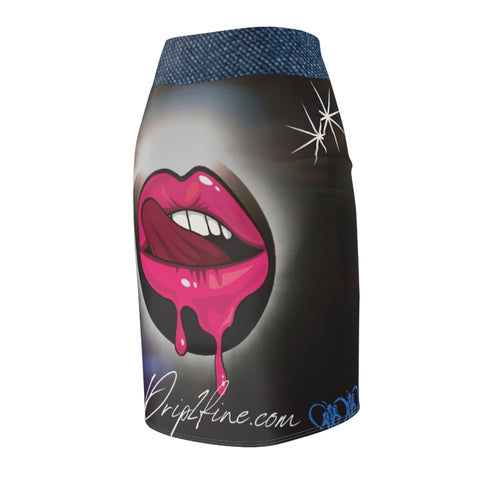 Women's HIP HOP ART Pencil Skirt (AOP)