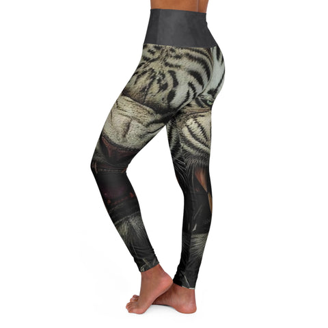 High Waisted  HIP HOP ART  Yoga Leggings (AOP)