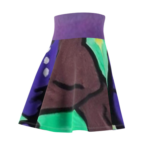 Women's  HIP HOP ART Skater Skirt (AOP)