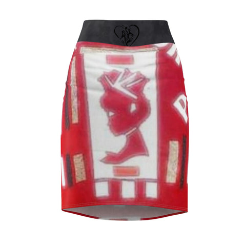 Women's HIP HOP ART Pencil Skirt (AOP)