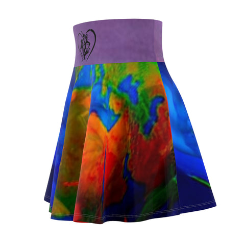 Women's HIP HOP ART Skater Skirt (AOP)