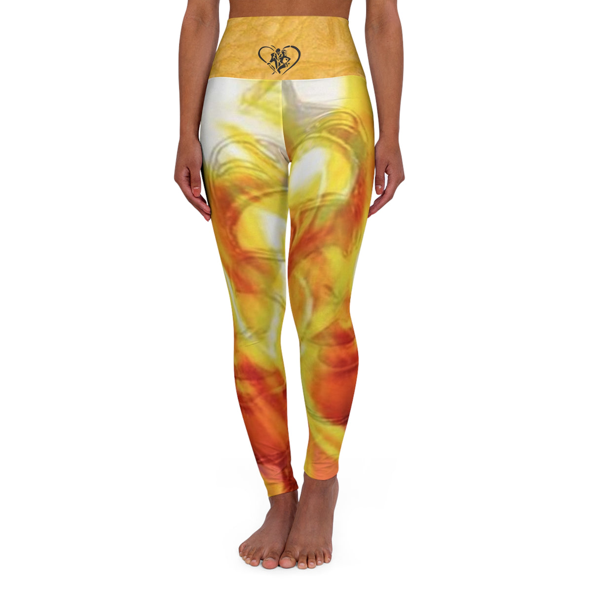 High Waisted  HIP HOP ART Yoga Leggings (AOP)