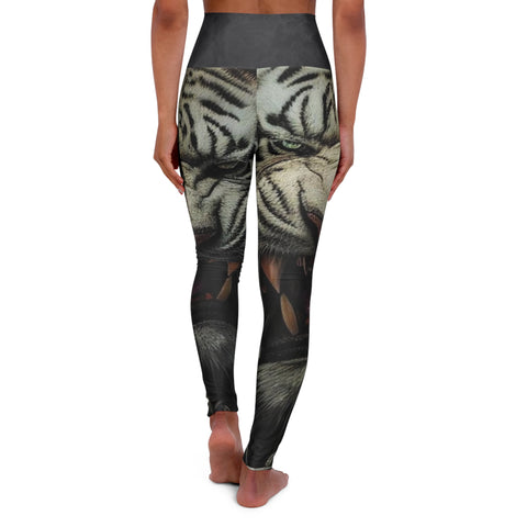 High Waisted  HIP HOP ART  Yoga Leggings (AOP)