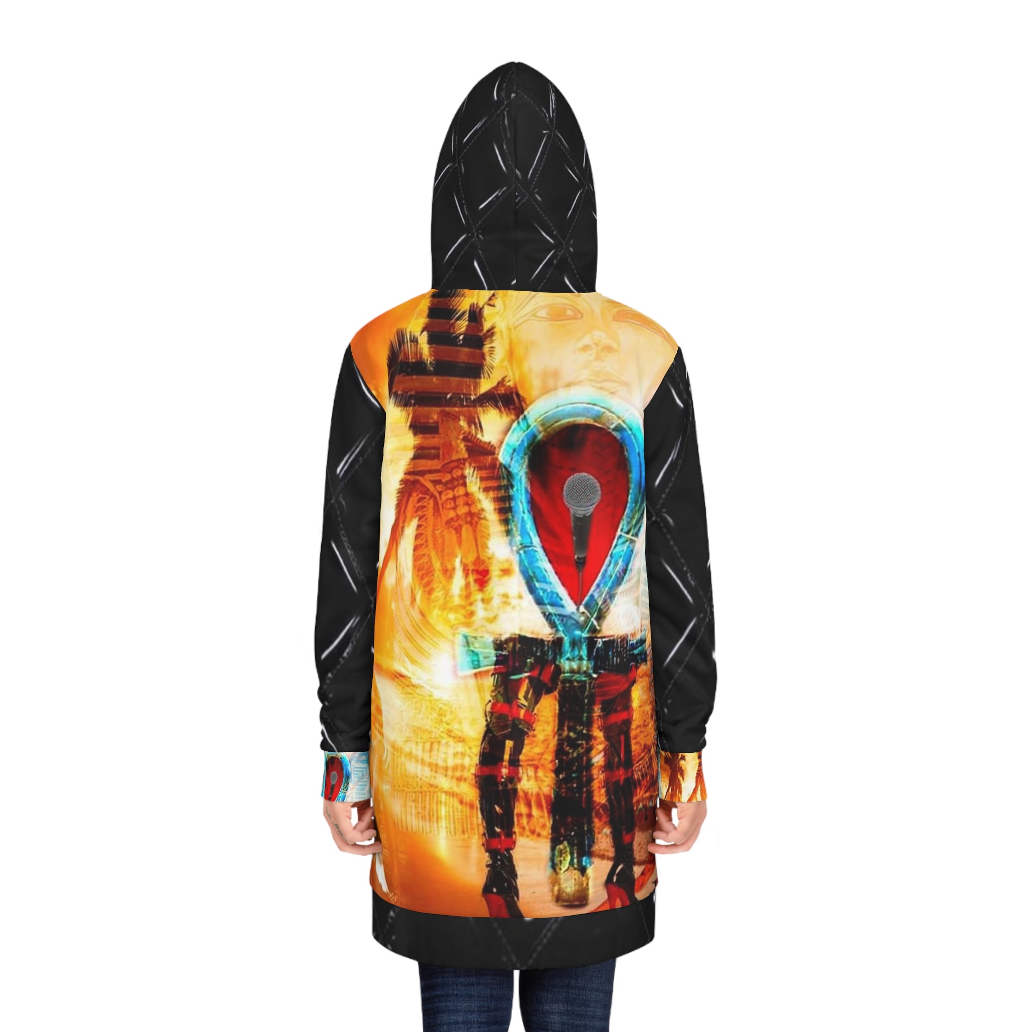 Women's HIP HOP ART Hoodie Dress (AOP)