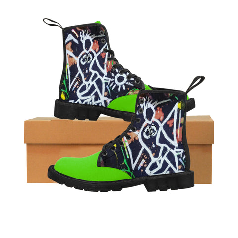 Men's Canvas  HIP HOP ART Boots