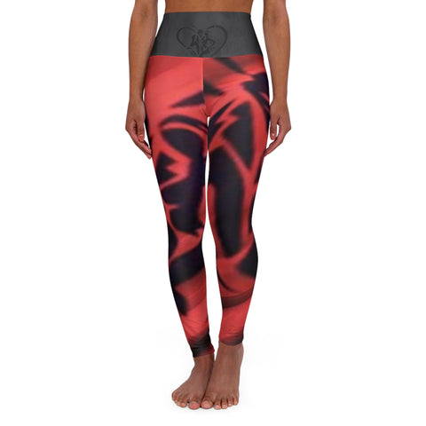 High Waisted  HIP HOP ART Yoga Leggings (AOP)