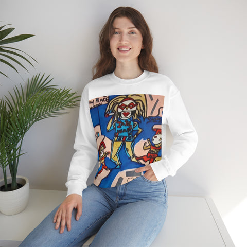 Unisex Heavy Blend™ Hp Hop Art Crewneck Sweatshirt