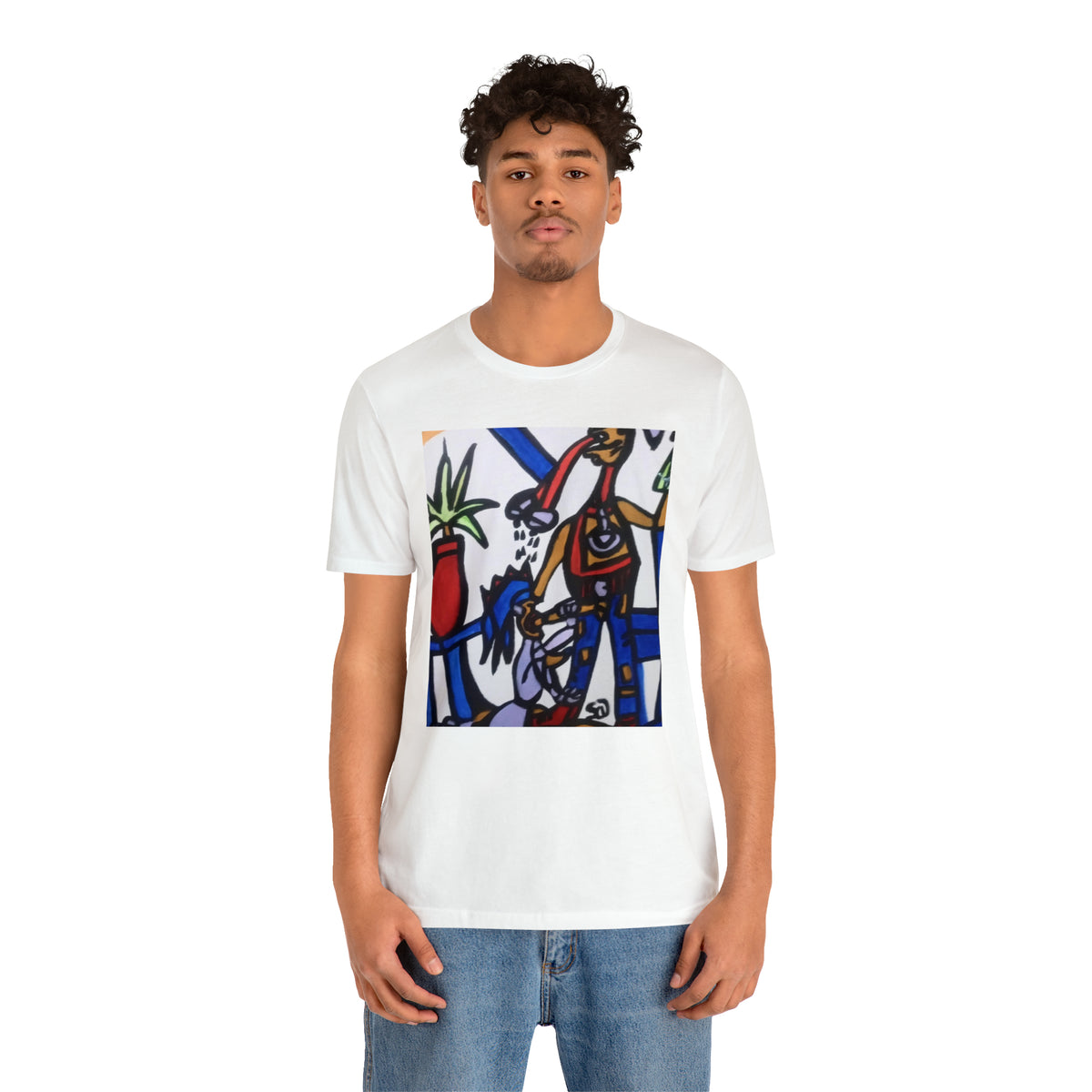 HIP HOP ART Unisex Jersey Short Sleeve Tee