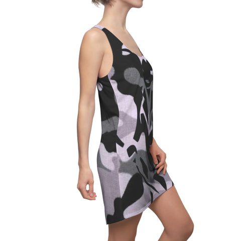 Women's Cut & Sew  HIP HOP ART Racerback Dress (AOP)