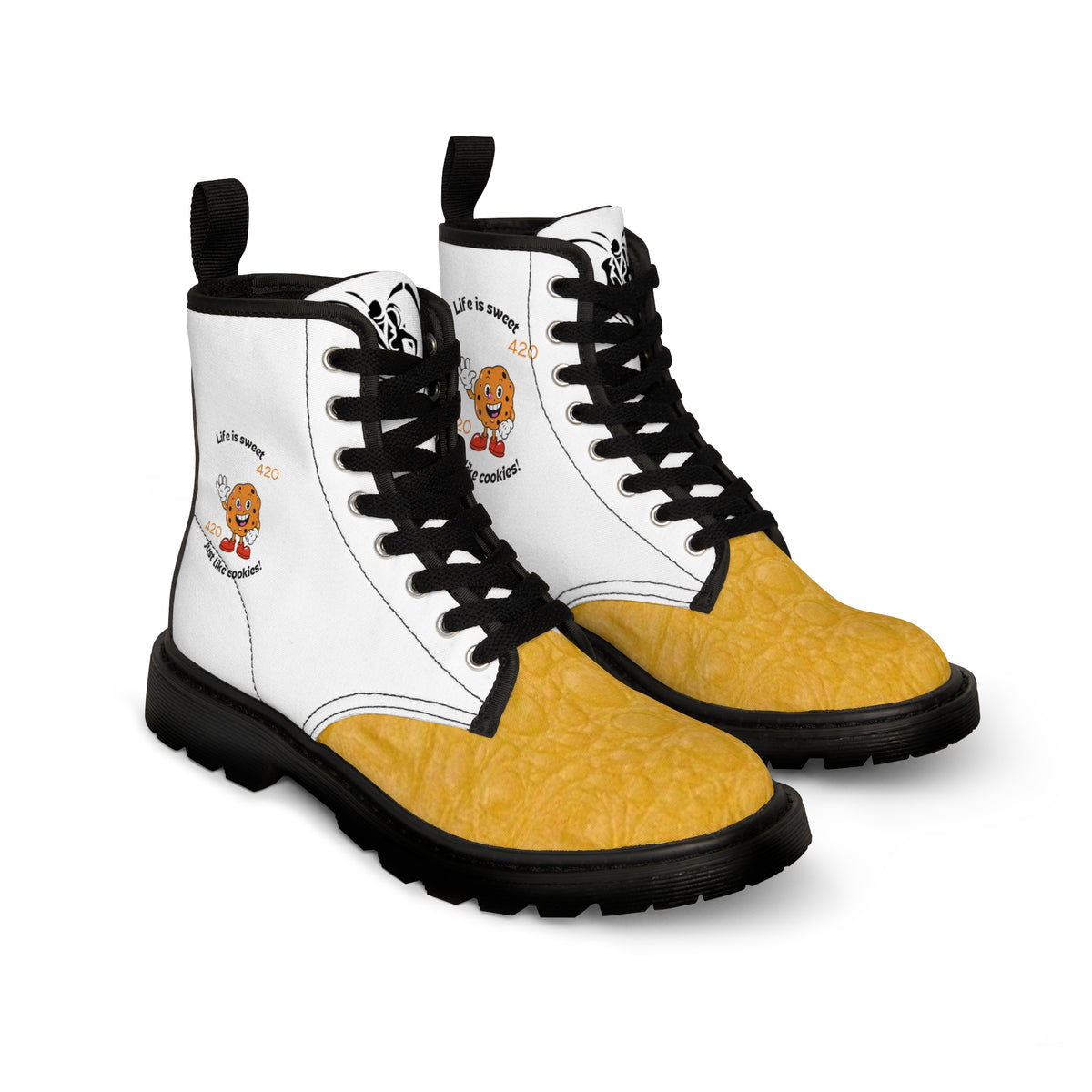 Men's Canvas HIP HOP ART Boots