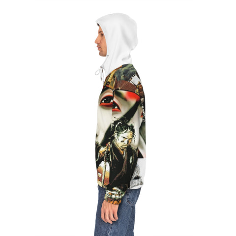 Men's Full-Zip  HIP HOP ART Hoodie (AOP)