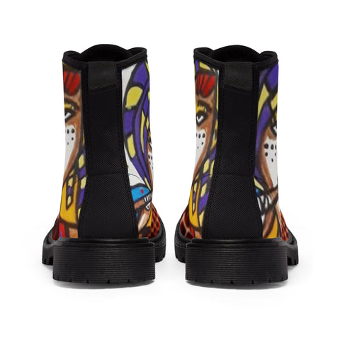 Men's Canvas  HIP HOP ART Boots