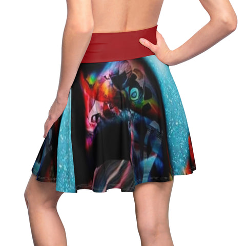 Women's  HIP HOP ART Skater Skirt (AOP)