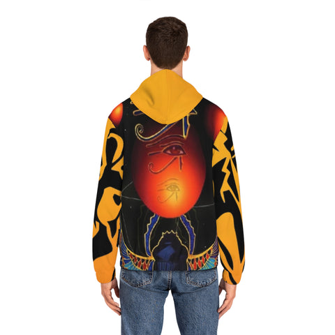 Men's Full-Zip HIP HOP ART  Hoodie (AOP)