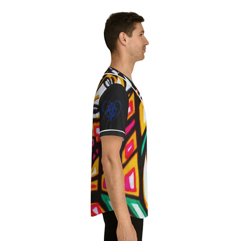 Men's HIP HOP ART Baseball Jersey (AOP)