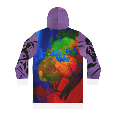 Women's HIP HOP ART Hoodie Dress (AOP)