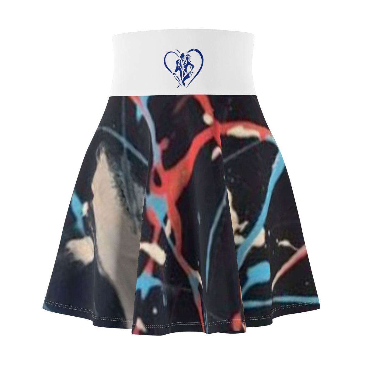 Women's HIP HOP ART Skater Skirt (AOP)