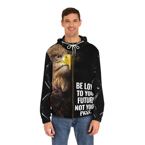 Men's Full-Zip  HIP HOP ART Hoodie (AOP)