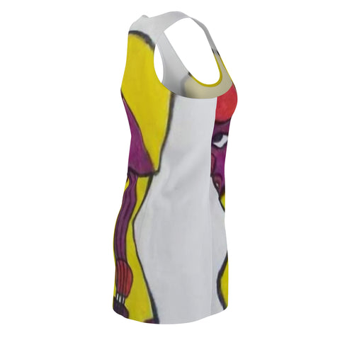 Women's Cut & Sew HIP HOP ART Racerback Dress (AOP)