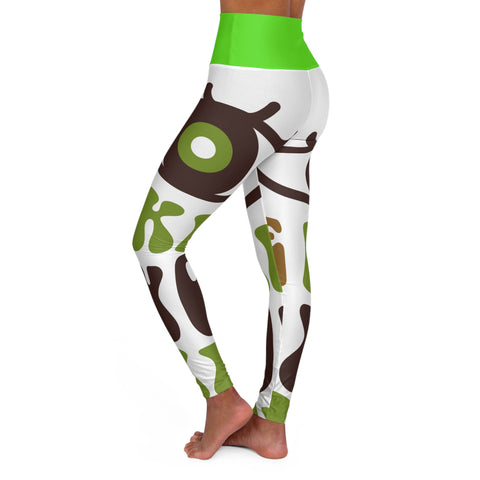 High Waisted HIP HOP ART Yoga Leggings (AOP)