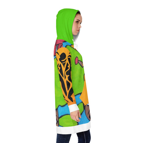 Women's  HIP HOP ART Hoodie Dress (AOP)
