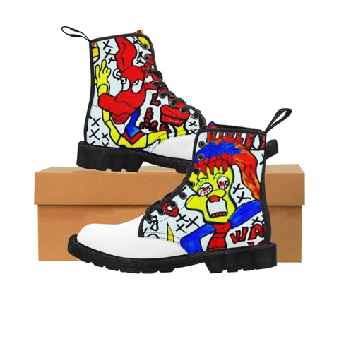 Men's Canvas  HIP HOP ART Boots