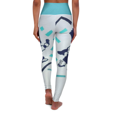 High Waisted HIP HOP ART Yoga Leggings (AOP)