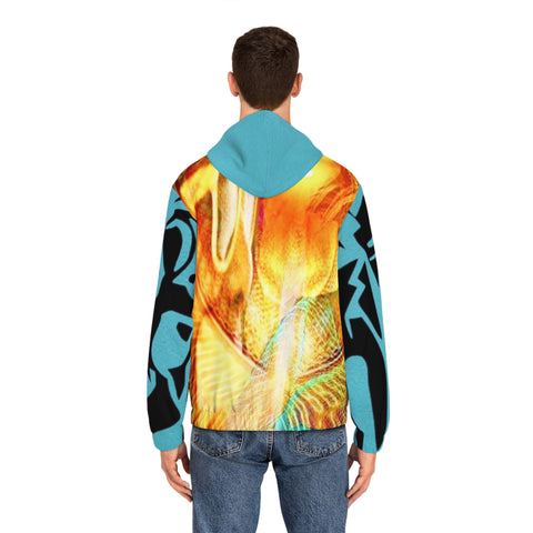 Men's Full-Zip  HIP HOP ART Hoodie (AOP)