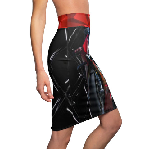 Women's  HIP HOP ART Pencil Skirt (AOP)