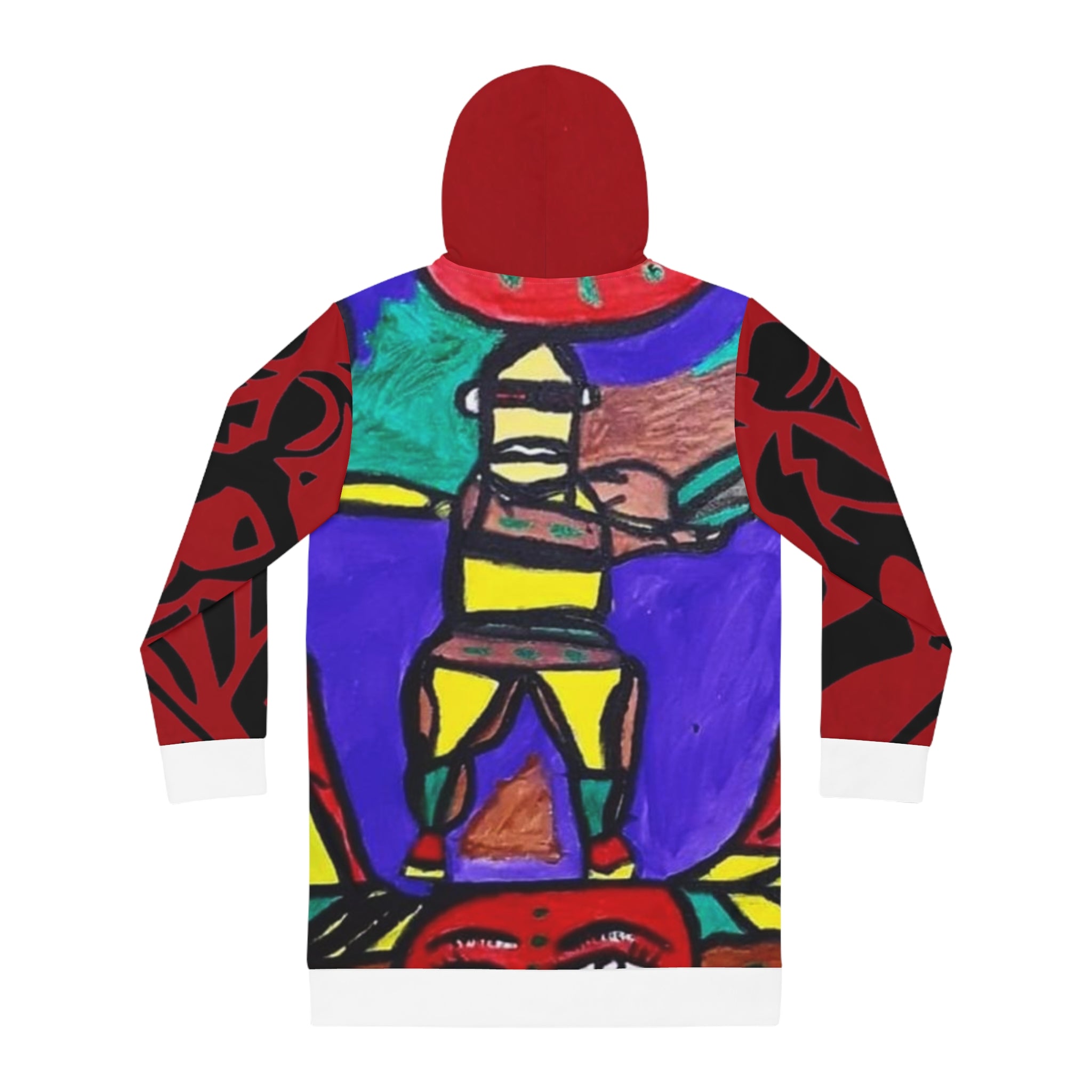 Women's HIP HOP ART Hoodie Dress (AOP)