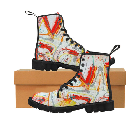 Men's Canvas HIP HOP ART Boots