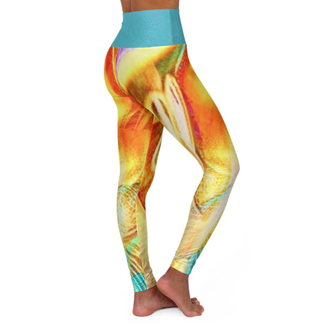 High Waisted  HIP HOP ART Yoga Leggings (AOP)