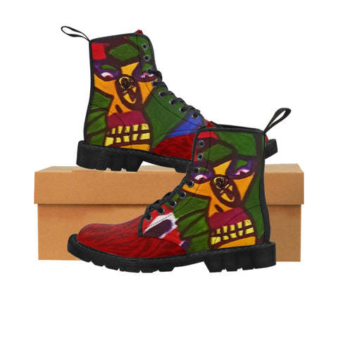 Men's Canvas HIP HOP ART Boots