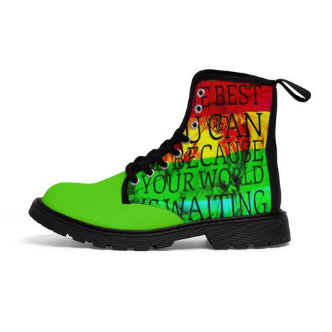 Men's Canvas  HIP HOP ART Boots