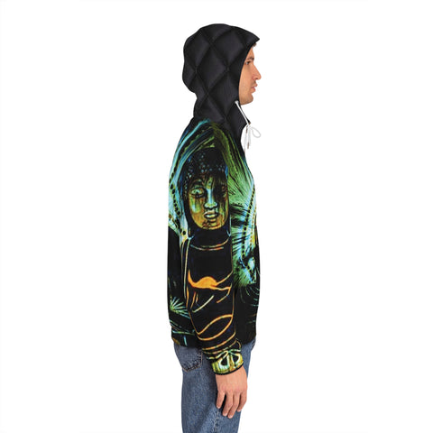 Men's Full-Zip HIP HOP ART Hoodie (AOP)