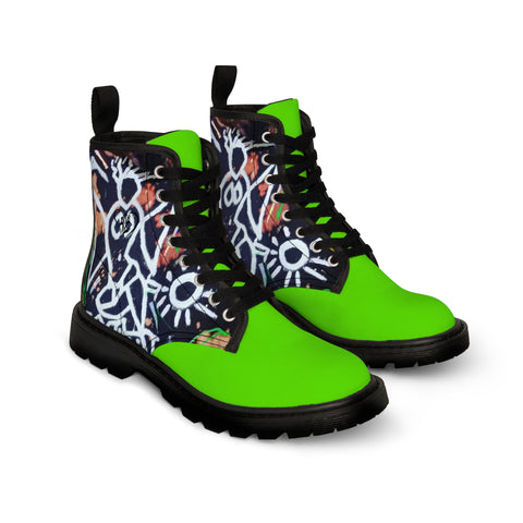 Men's Canvas  HIP HOP ART Boots