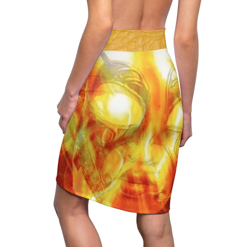 Women's HIP HOP ART Pencil Skirt (AOP)