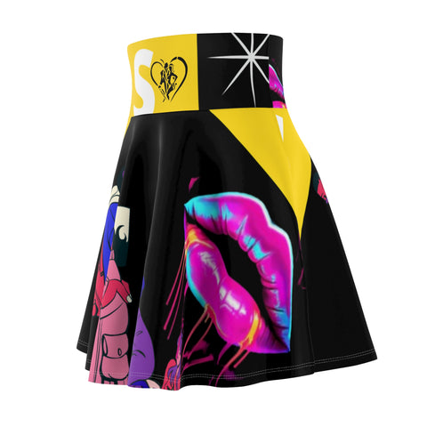 Women's HIP HOP ART Skater Skirt (AOP)